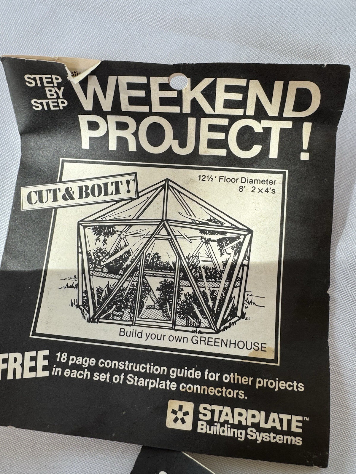 Star Plate Building System 11 Pc Set NOS 1982 Gazebo Pergola Connectors