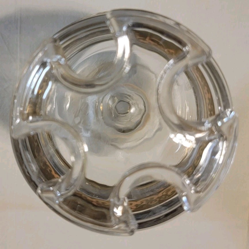 Vintage Gold Trimmed Glass NOBILITY Soap Dish, Tray, & Toothbrush Holder