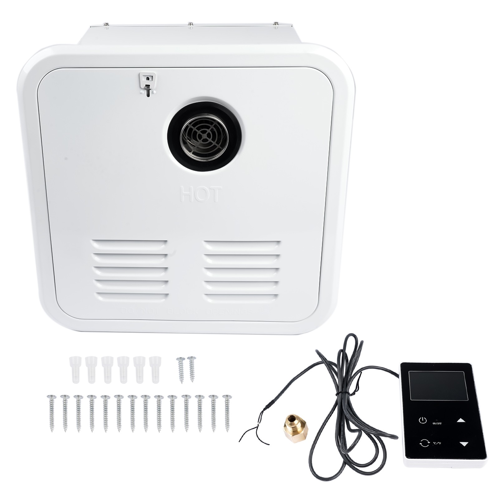 RV Tankless Water Heater Propane Gas 3.9GPM 55000BTU with Controller