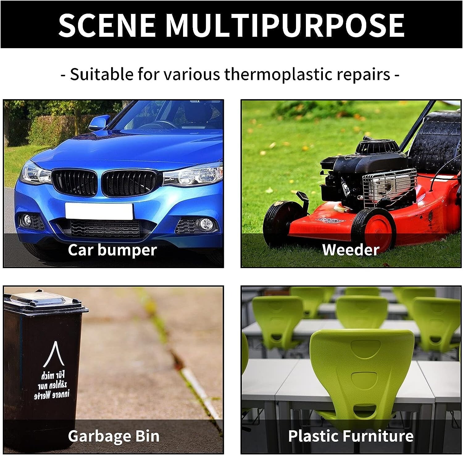 60W Hot Stapler Plastic Welder Welding Repair Kit Gun Car Bumper Tool 600Staples