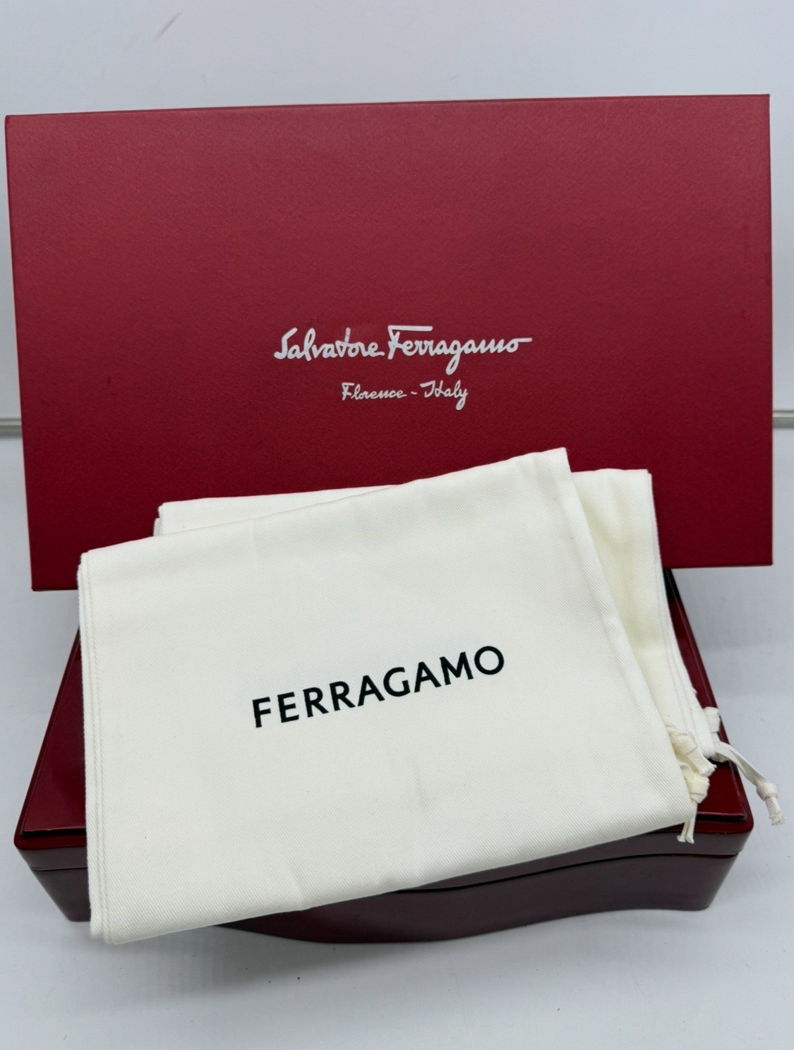 Ferragamo Mens Brown Loafers 12 Gold Gancini Horse Bit Leather Luxe Shoes Rare