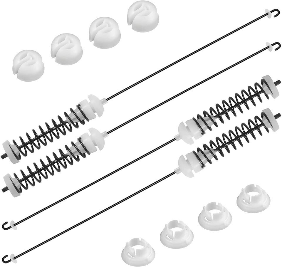 4Pcs Suspension Rod Kit W10780045 W10821956 for Whirlpool Kenmore Washer
