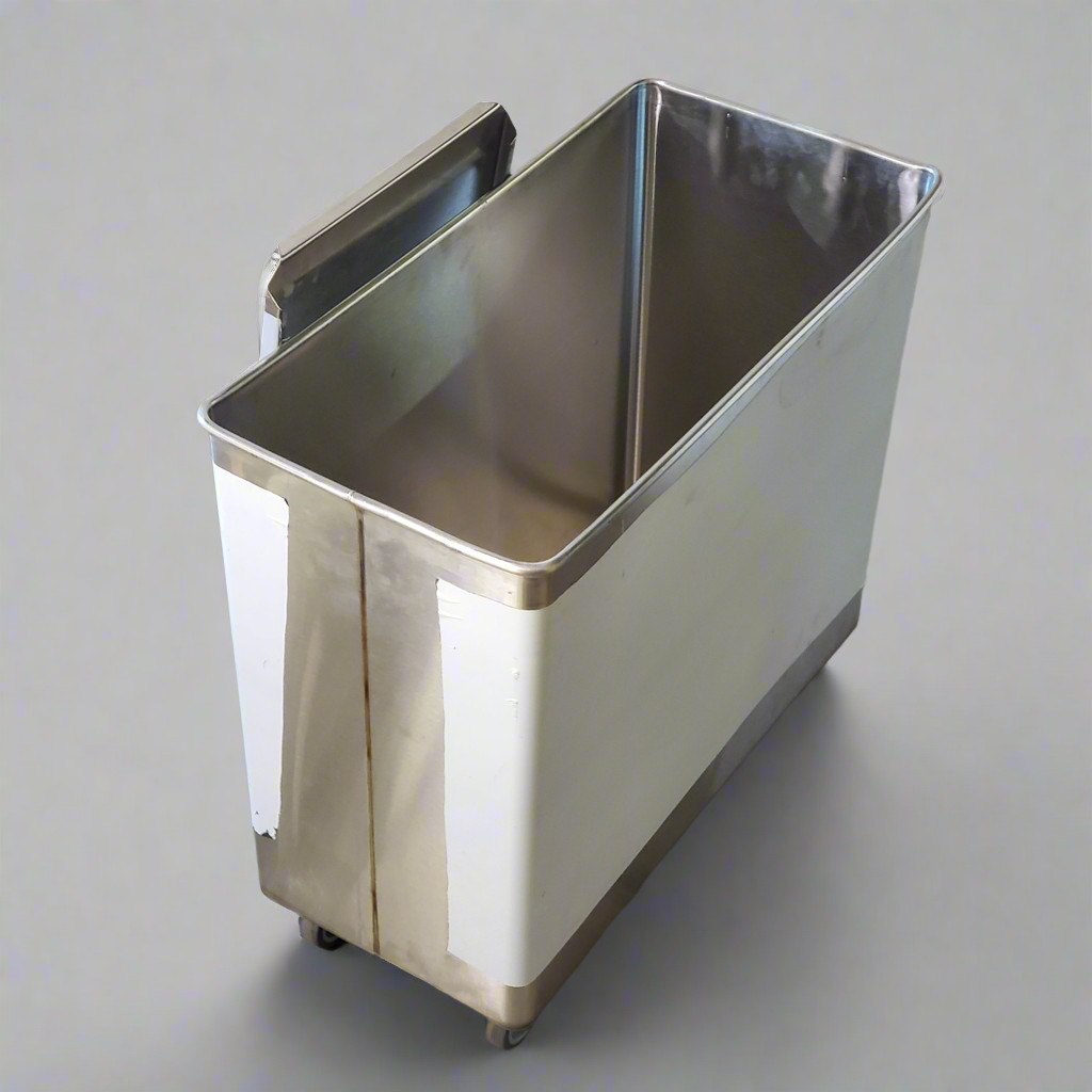 BAXTER Mobile Ingredient Bin 1 Comp. 15"Wx30"Dx27"H Stainless INGBIN-1CMPT4