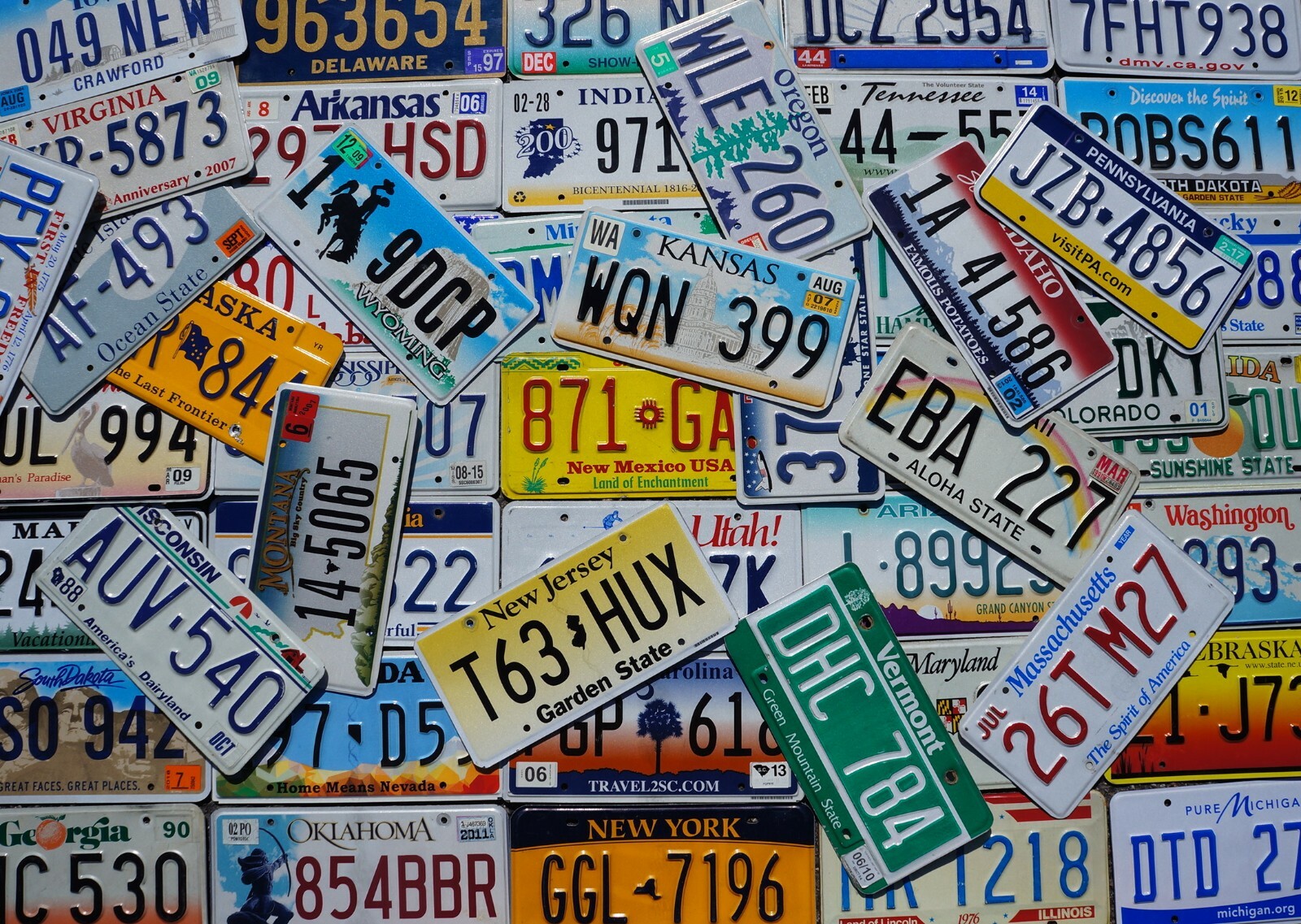 License Plate - ALL 50 STATES + Countries NICE License Plates Lot FREE SHIPPING
