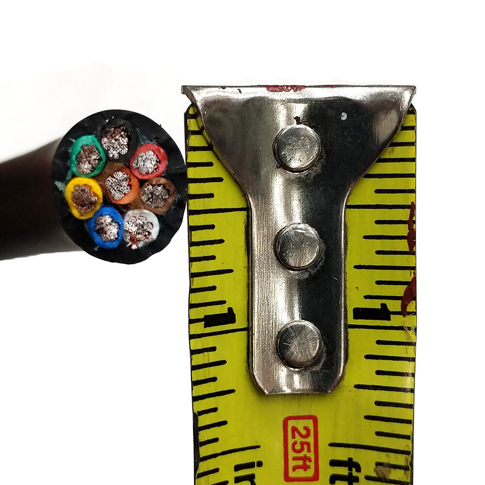 multi conductor 12 GAUGE AWG GA RAW PA DJ PRO AUDIO SPEAKER CABLE 8-WIRE CORD