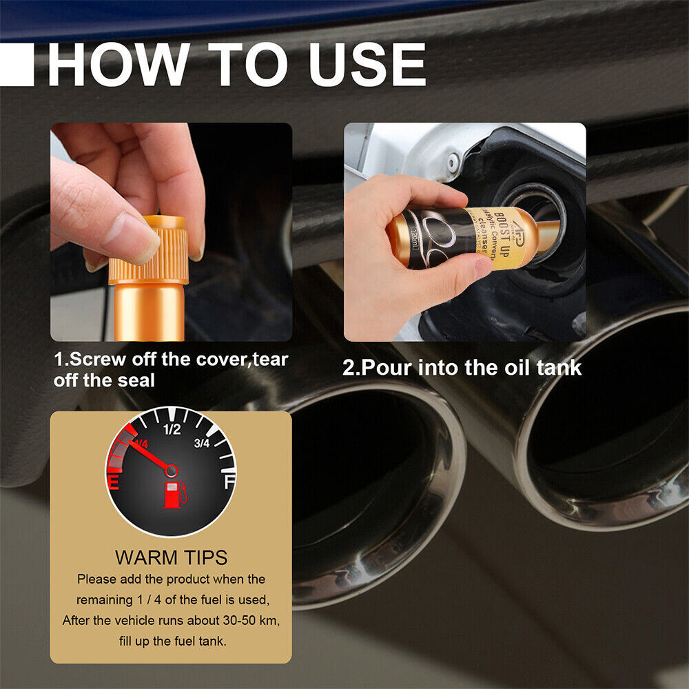 6X Multipurpose Boost Up Vehicle Engine Catalytic Converter Cleaner DeepCleaning