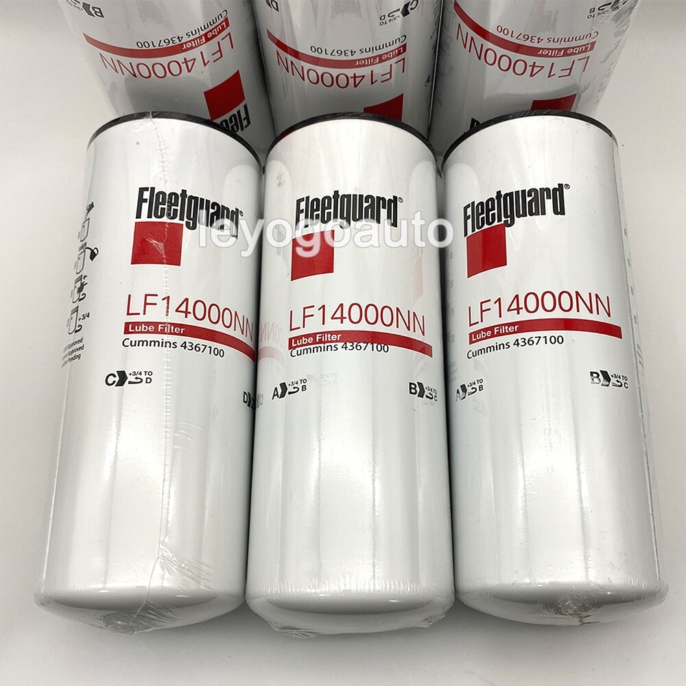 6PCS Fleetguard LF14000NN Oil Filter Cummins ISX 4367100 NEW