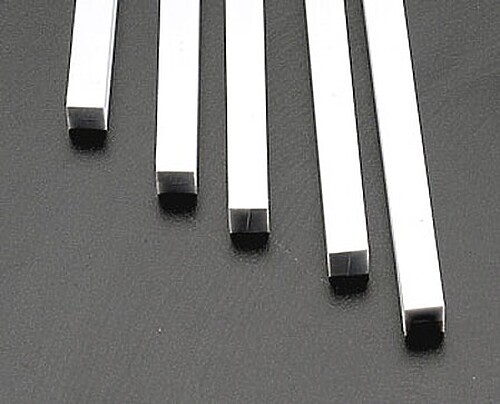 Plastruct Square Rod Styrene 1/4x1/4x10 (5) - Model Scratch Building Plastic