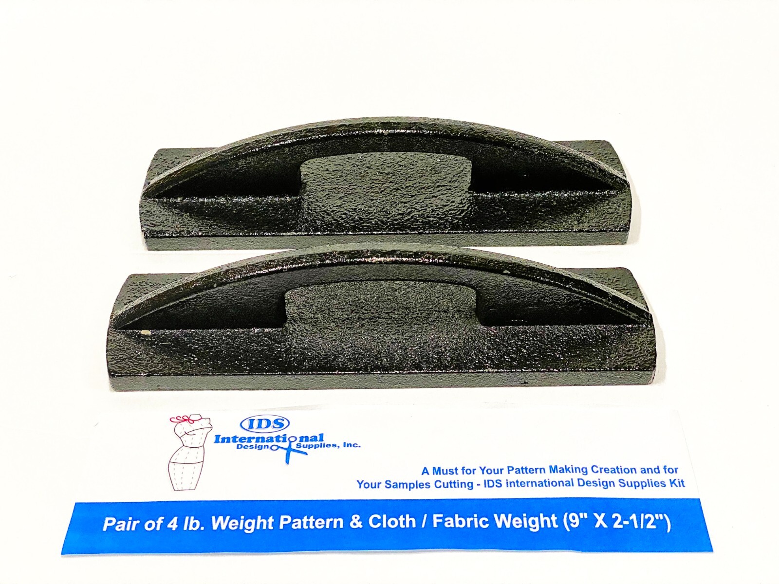 2 Heavy-Duty Pattern Weights (9" x 2.5") – Secure Fabric for Precision Cutting