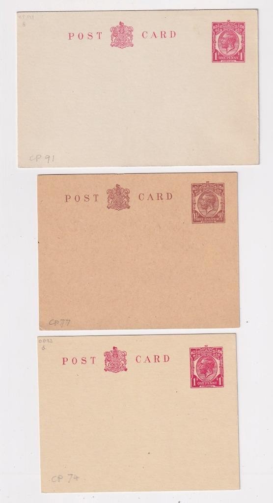 GB QV, EDVII, GV, GVI, QEII x 145 Stationery Registered, Envelopes, Lettercards.