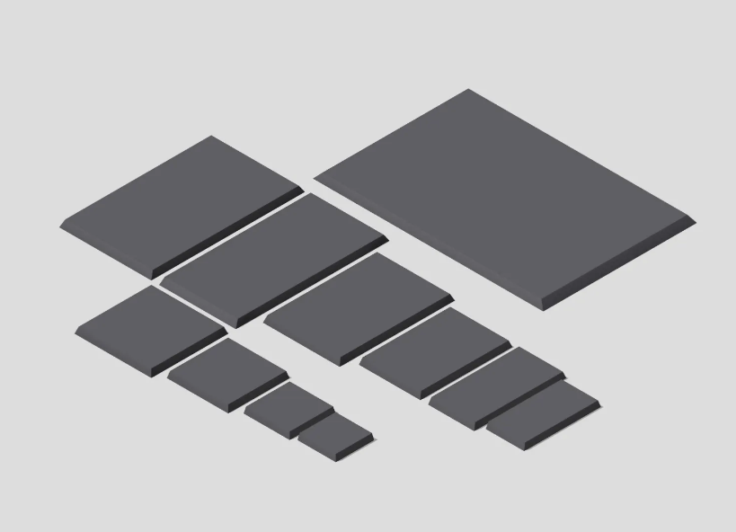 Square Bases - Warhammer 40k , dnd, other table top games! Various Sizes!