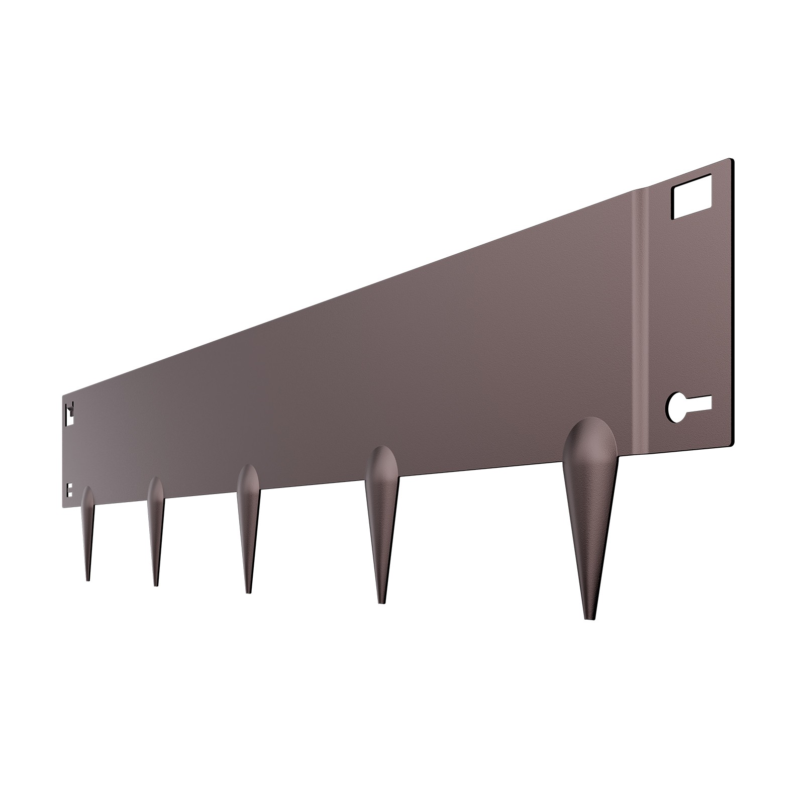 Steel Landscape Edging 5 Packs 39 x 5in Rust-Resistant Edging Border Brown