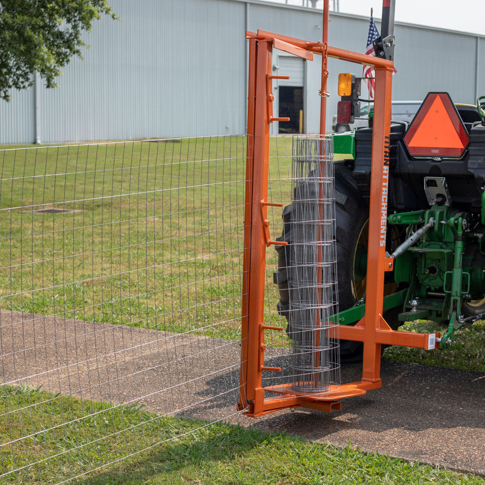 Titan Attachments 3 Point Fence Stretcher and Unroller Heavy Wire Fencing