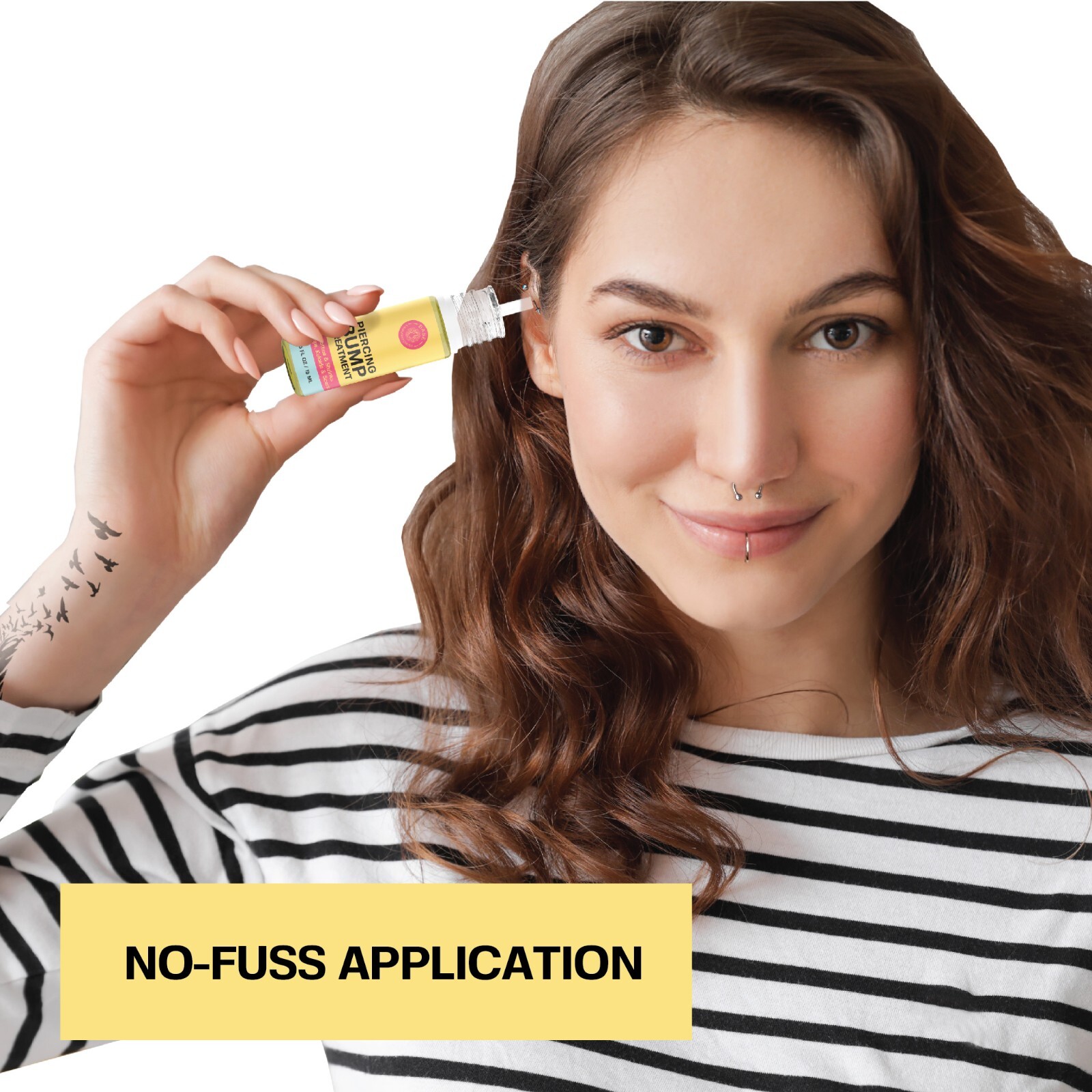 Base Labs Piercing Bump Shrinking Drops | Keloid Bump Remover 0.5 Fl Oz