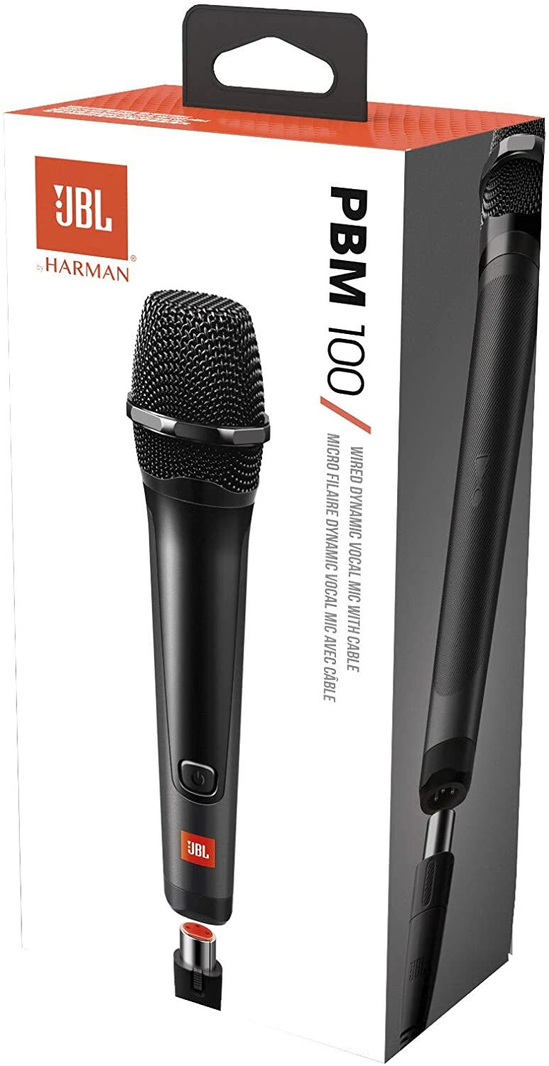 JBL PBM100 Wired Dynamic Vocal Microphone - Black