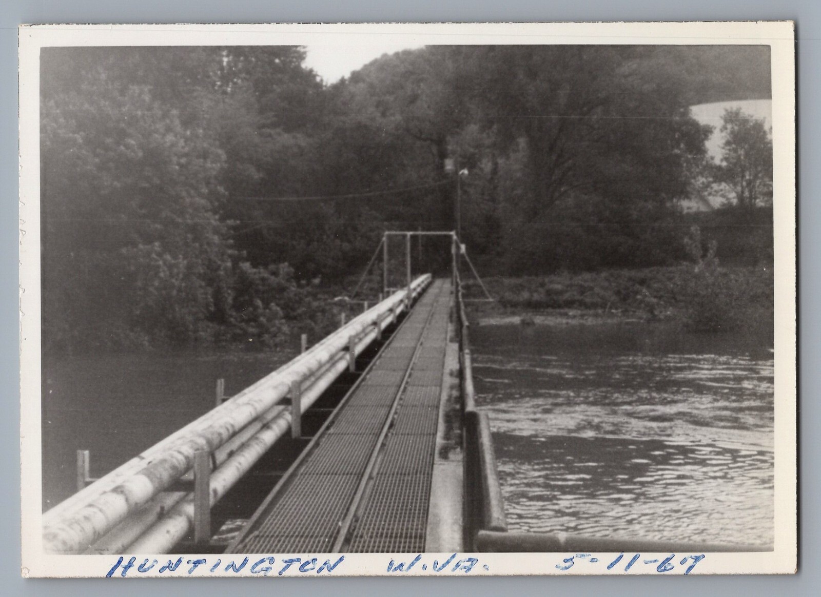 1967 Gulf Oil & Gas Vintage 4.25 x 3" Photo Pipeline Huntington, West Va   9446