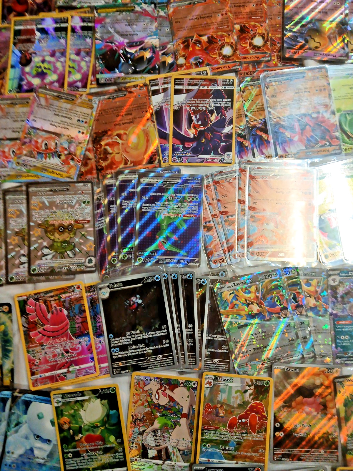 Official Pokémon Card Lot of 358 Includes Rares, Holos, Reverse, EX, V, VSTAR...