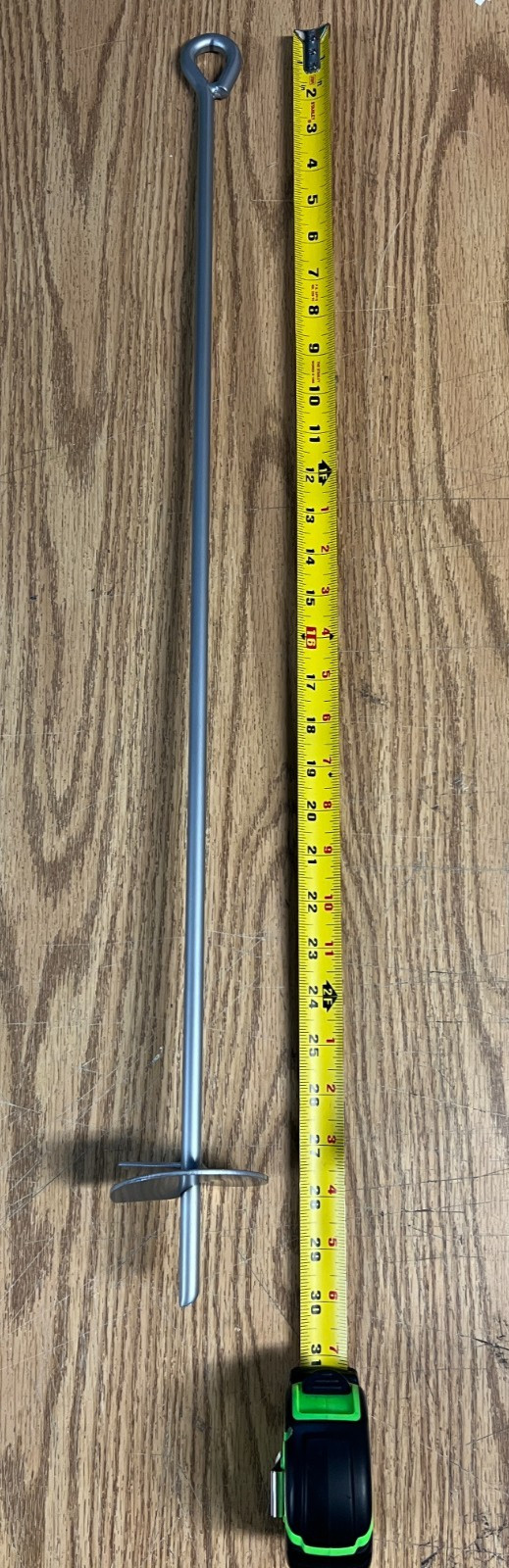 30-Inch Auger Anchor Kit 6-Pack Steel Screw Stakes, New