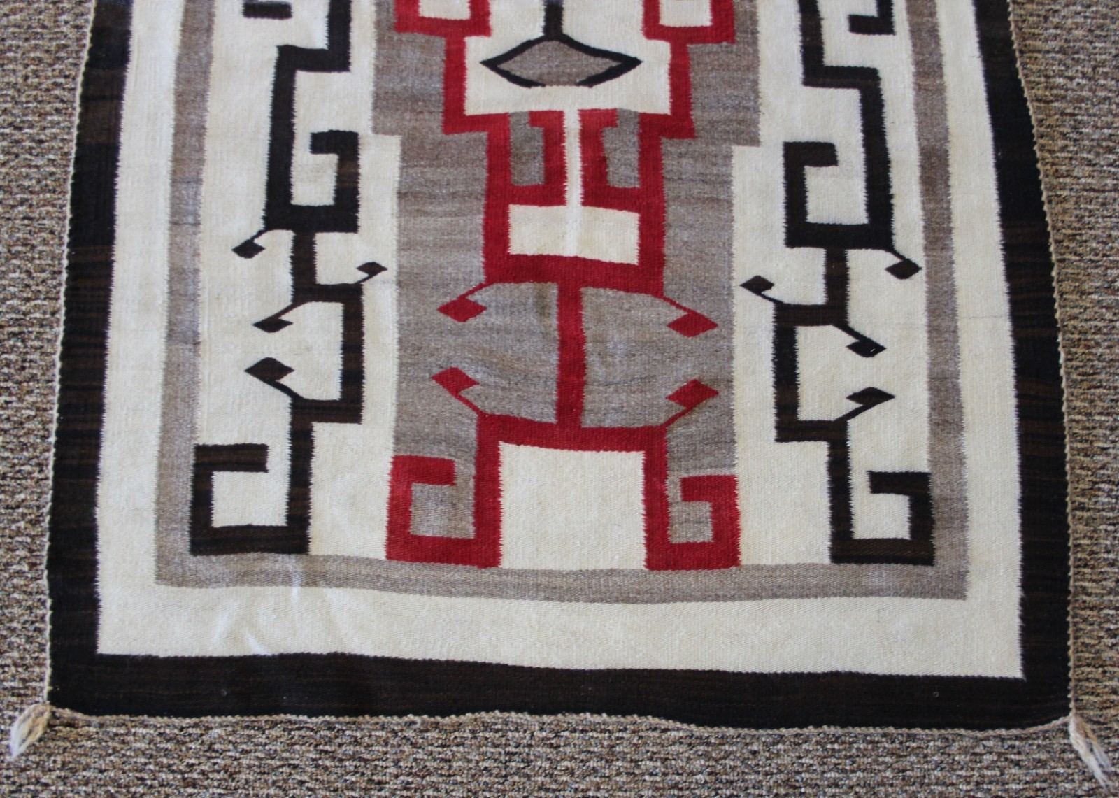 Vintage 1920 Navajo Rug Crystal Trading Post. GREAT ART!!
