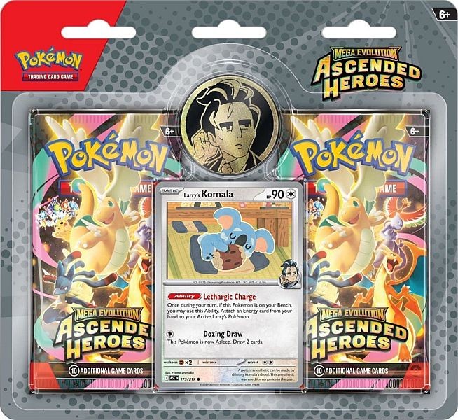 Pokmon Mega Evolution Ascended Heroes 2-Pack Blister with Erika's Tangela or
