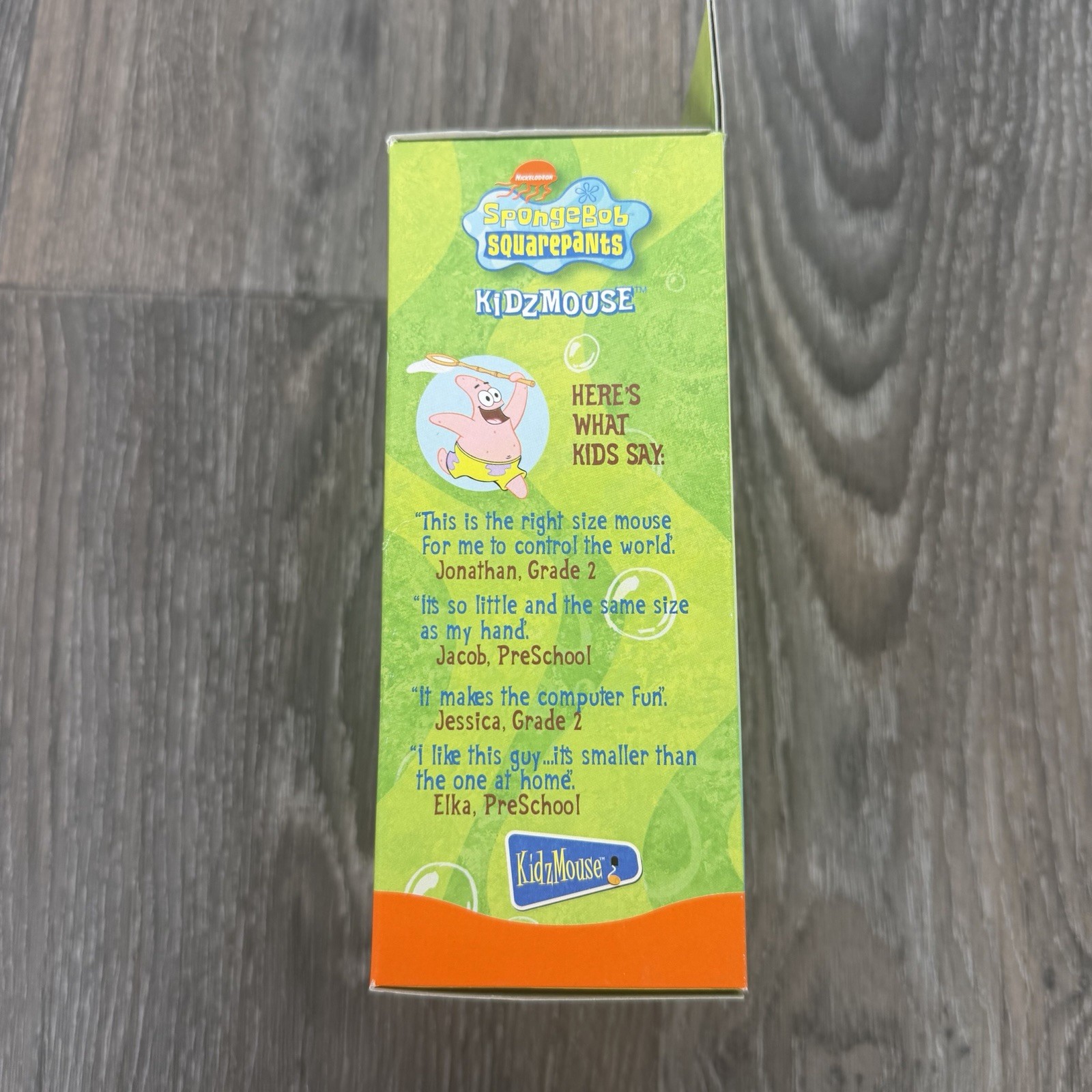 Spongebob Squarepants Kidzmouse Computer Wired Ball Mouse Nickelodeon 2002 VTG