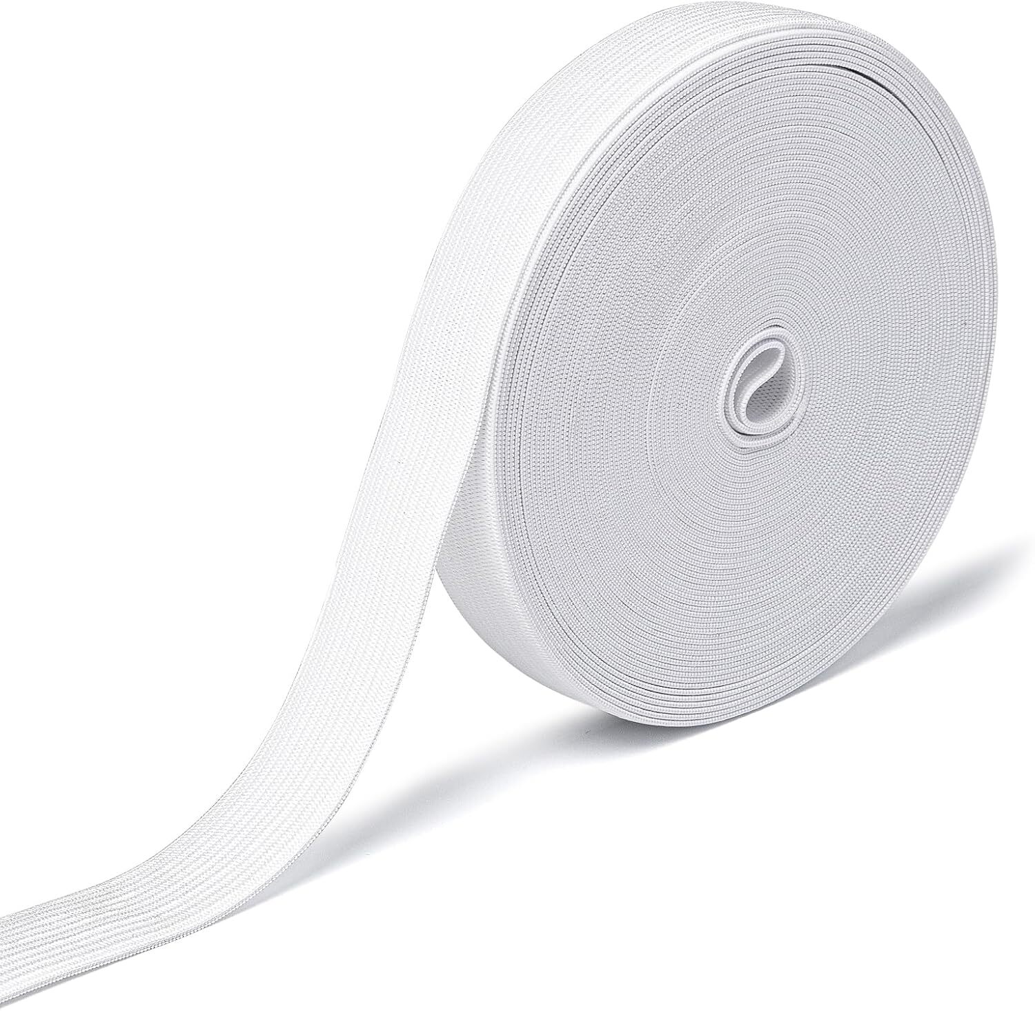 Elastic Band for Sewing, 3/4 Inch x 12 Yard High * 12 Yard, White