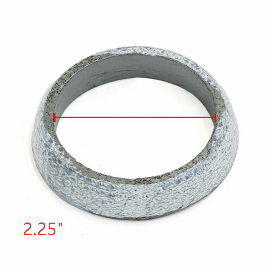 Donut Style Car Exhaust Mufflers Gasket 2.25" ID Exhaust Pipe Manifold New