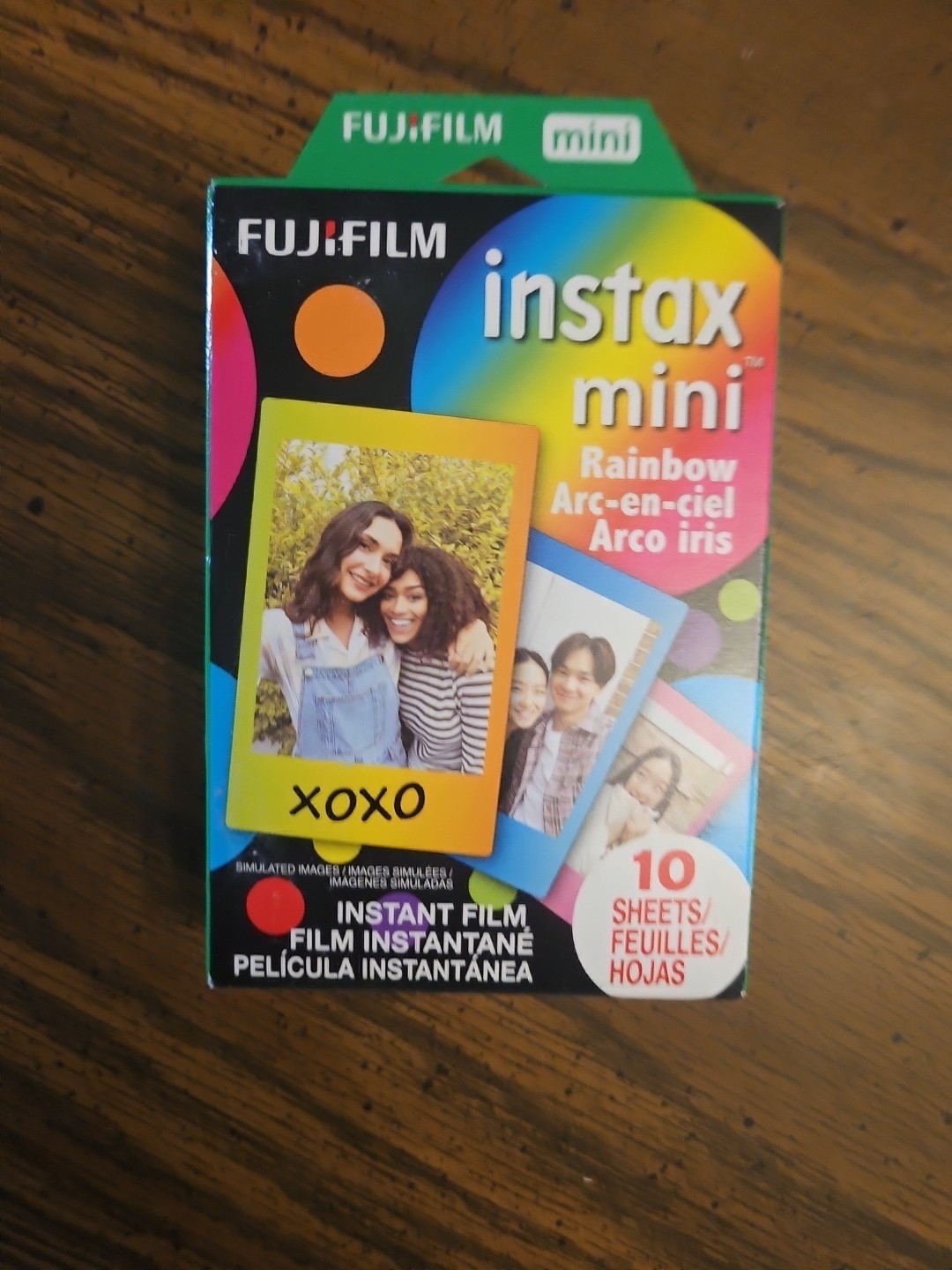 Fujifilm INSTAX Mini Instant Film (Rainbow) - 10 Sheets Sealed