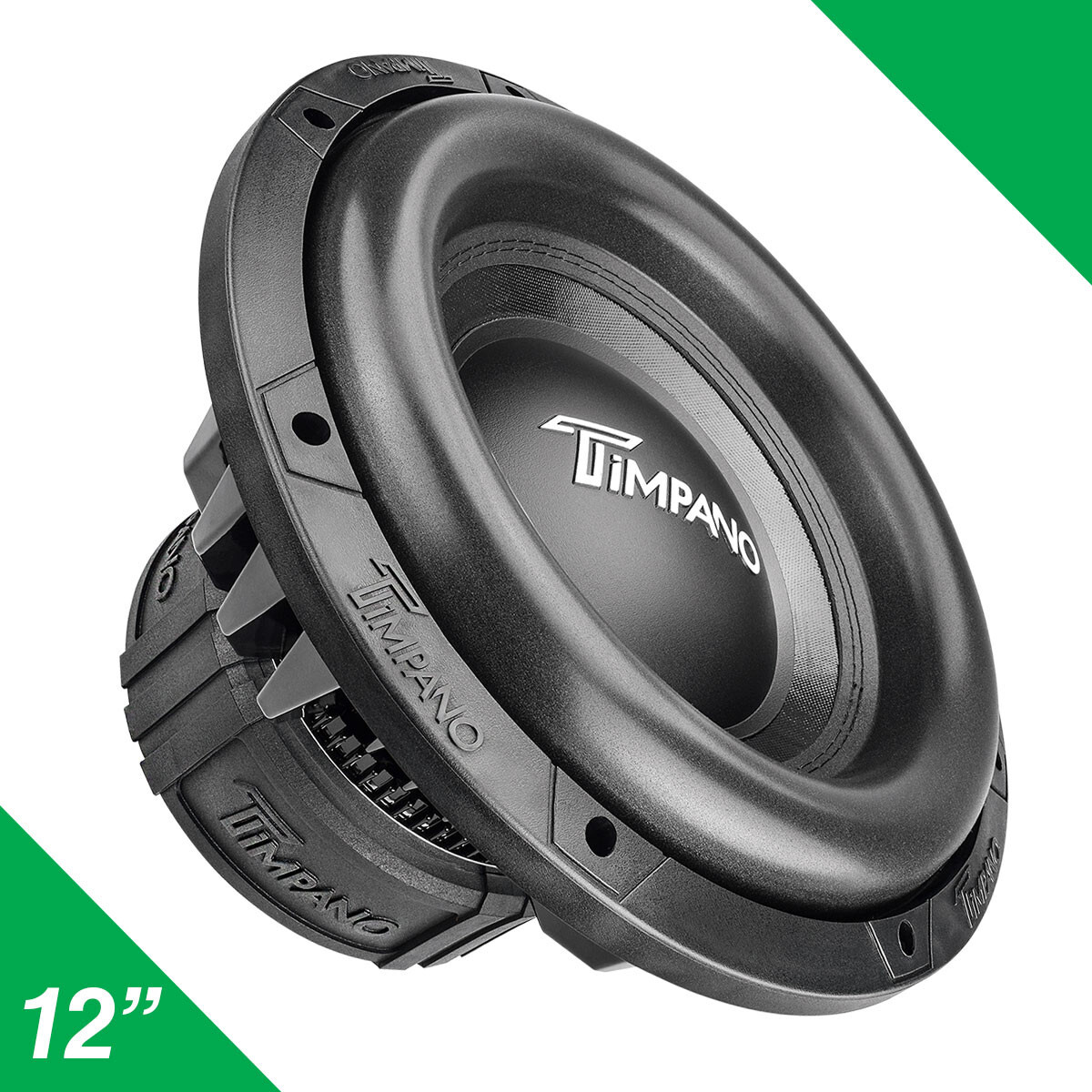 TPT-T2500-12 D4 Timpano 12" Subwoofer 2500 WATT MAX POWER DUAL 4 OHM CAR AUDIO