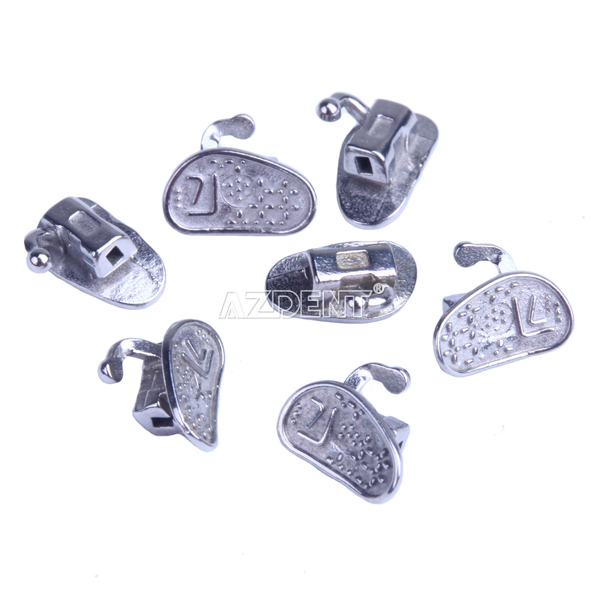 Dental Orthodontic Buccal Tubes 1st 2nd Molar Roth/MBT 022 018 Bondable Non-Conv