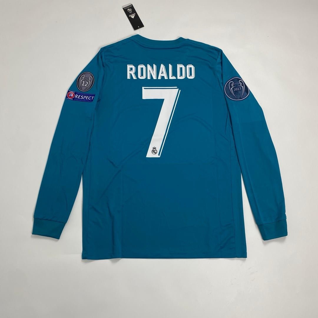 Real Madrid 17/18 Third Jersey Long Sleeve – Ronaldo #7