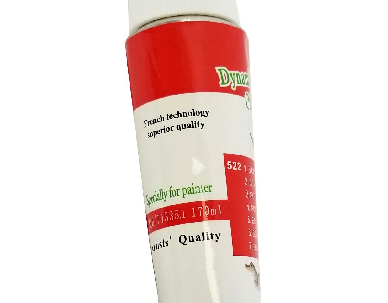 Artist Quality Oil Paint, Color: Scarlet Red, 170 ml Tube, ASTM D4236