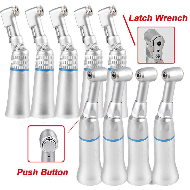 NSK Style Dental Push / Latch Head Contra Angle Handpiece Slow Low Speed EX203