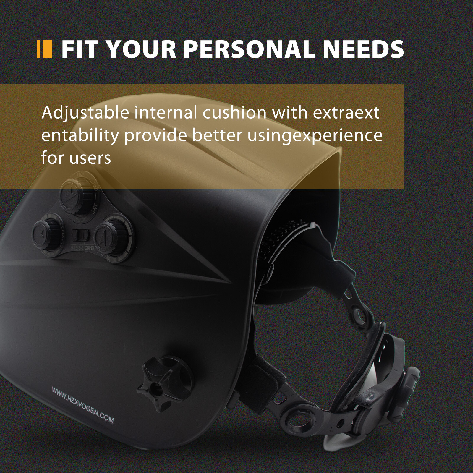 US Welding Helmet True Color Auto Darkening Welder Mask Solar Battery Large View