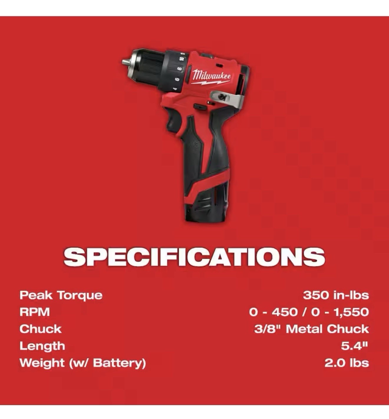Milwaukee 3494-24 Milwaukee Tool M12 Subcompact Brushless 4-Tool Combo Kit