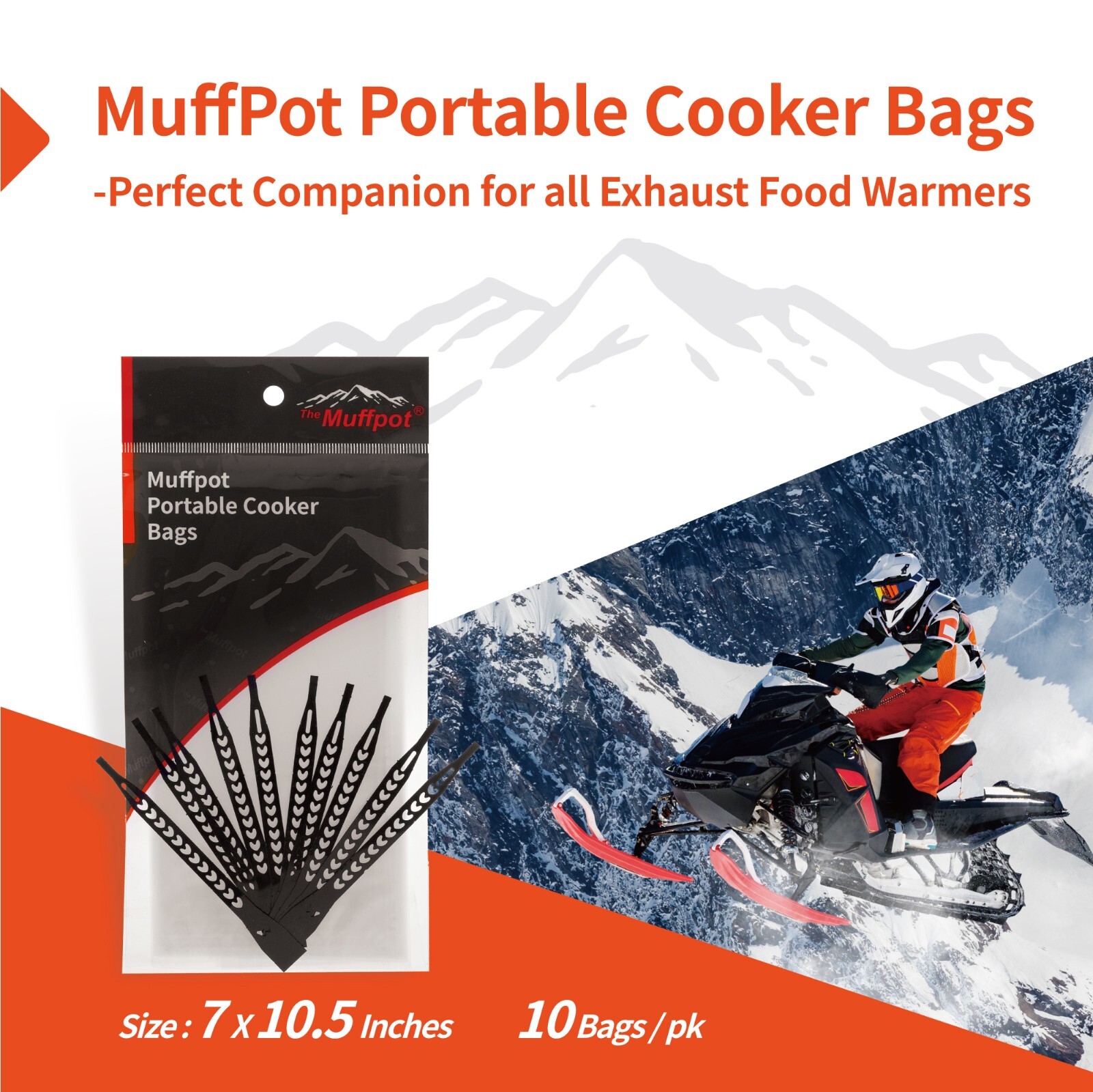 The Muffpot Portable Cooker Bags-Compatible with All Exhaust Food Warmer