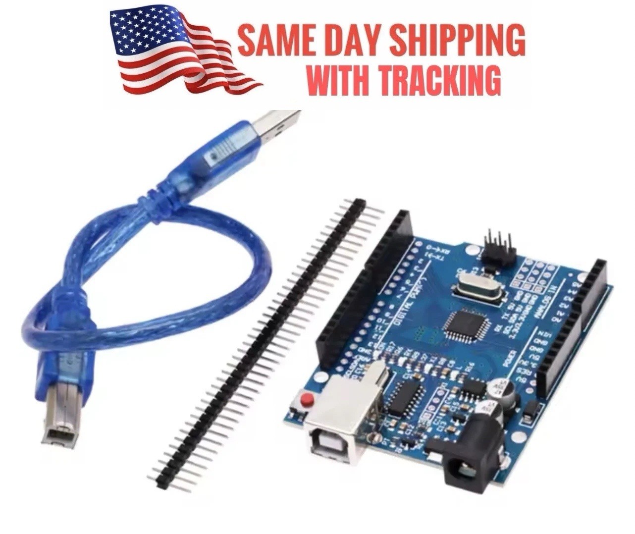 UNO R3 Development Board SMD Atmega328P CH340 Compatible with Arduino USA