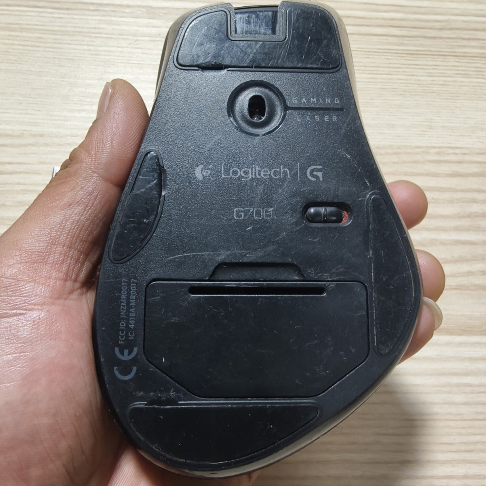 Logitech Logicool G700S Rechargeable 13 Button Gaming Mouse Wireless Working