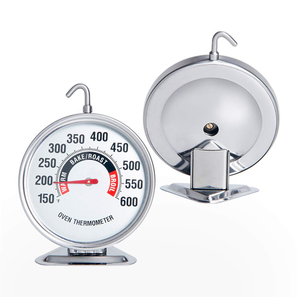 Extra Large 3" Oven Thermometer with Easy-Read Dial | 150-600°F Pro Accurate Tem