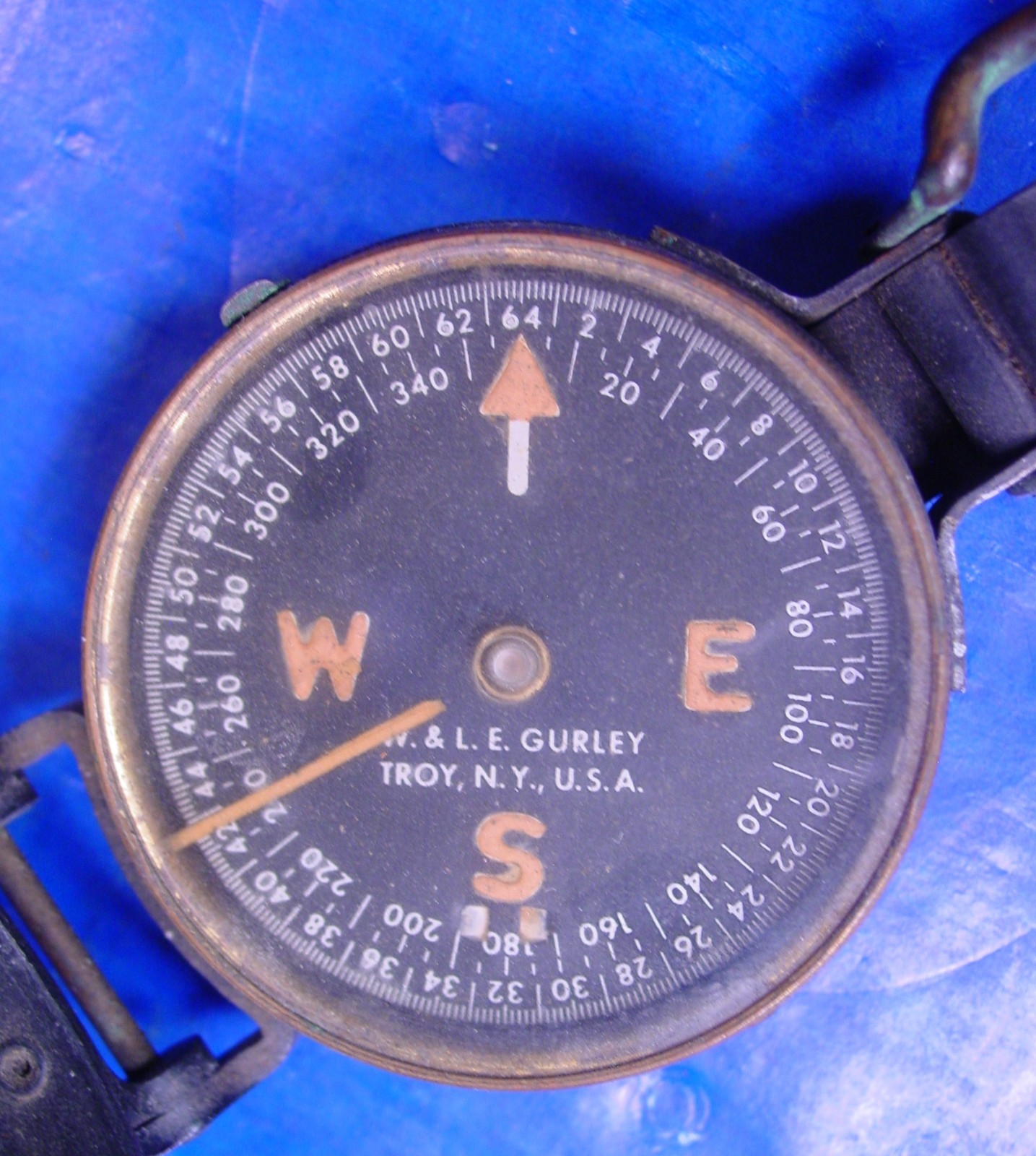 Gurley Folding Hand Compass