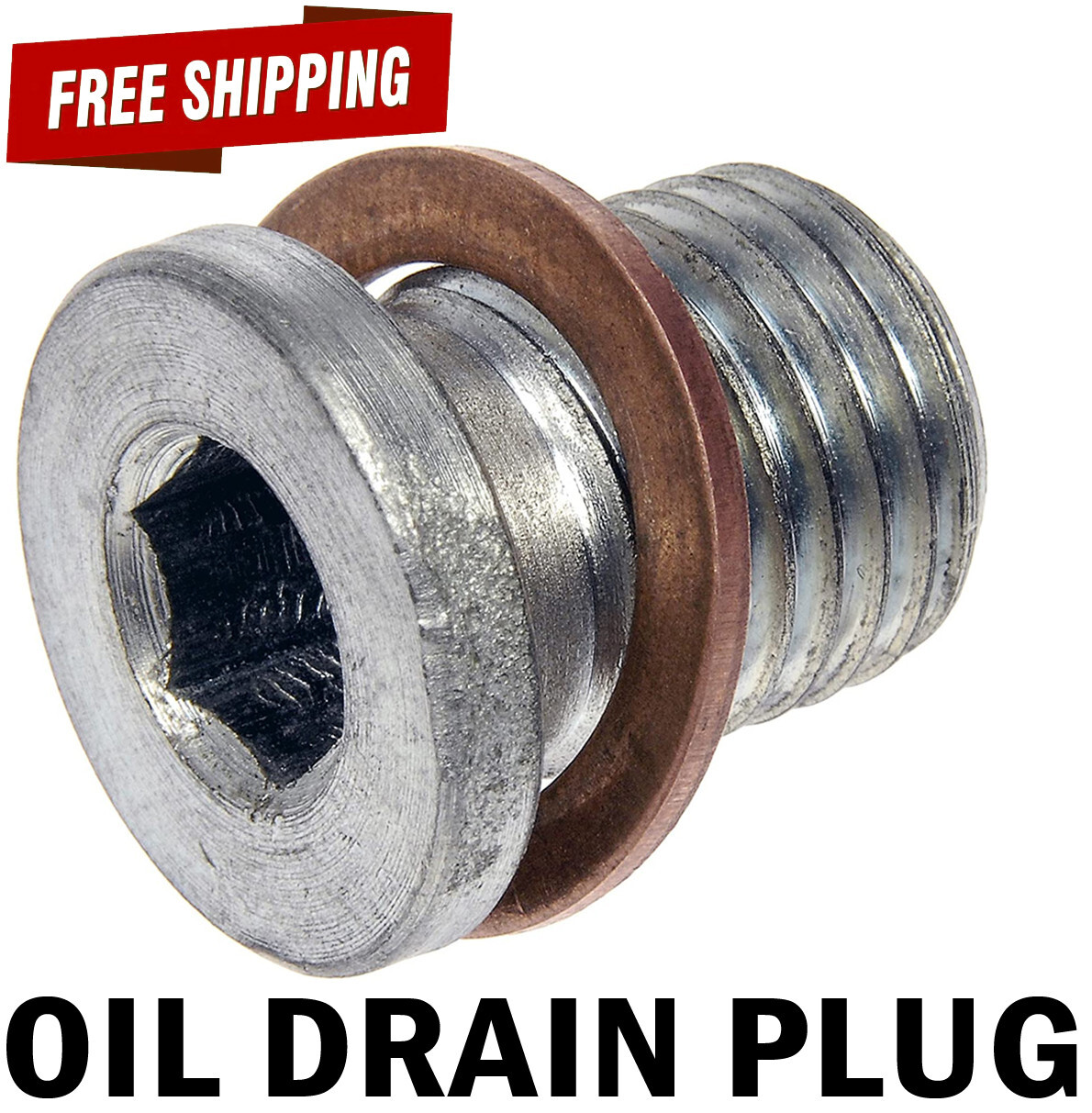 NEW Engine Oil Pan Sump Steel Drain Plug Bolt with Gasket for VW Audi Volkswagen