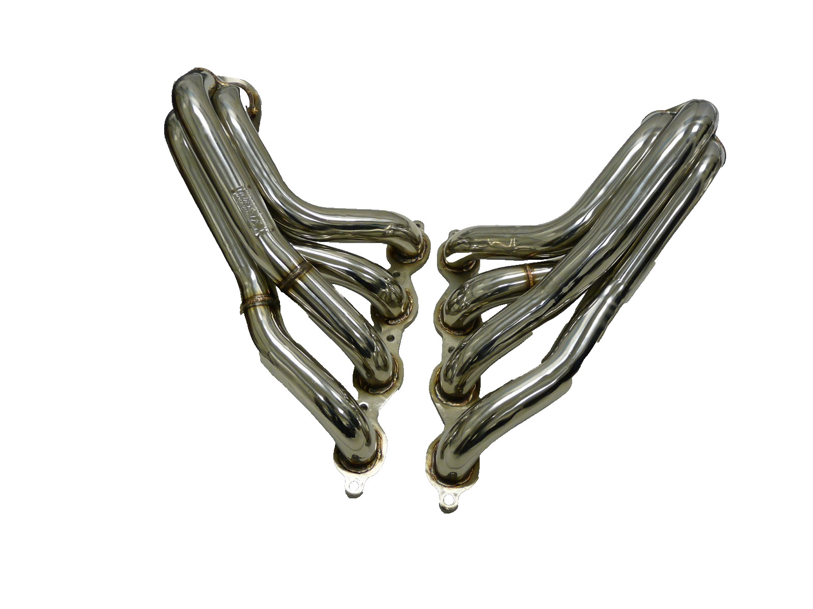 OBX Stainless 14-19 Chevy Corvette C7 6.2L Long Tube Manifold Green Catted XPipe