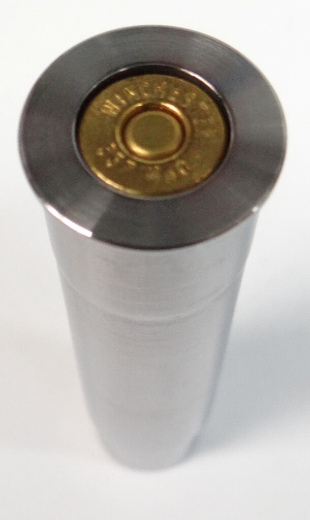 20GA to 357 Magnum & 38 SPL RIFLED Shotgun Adapter - Chamber Reducer - Stainless