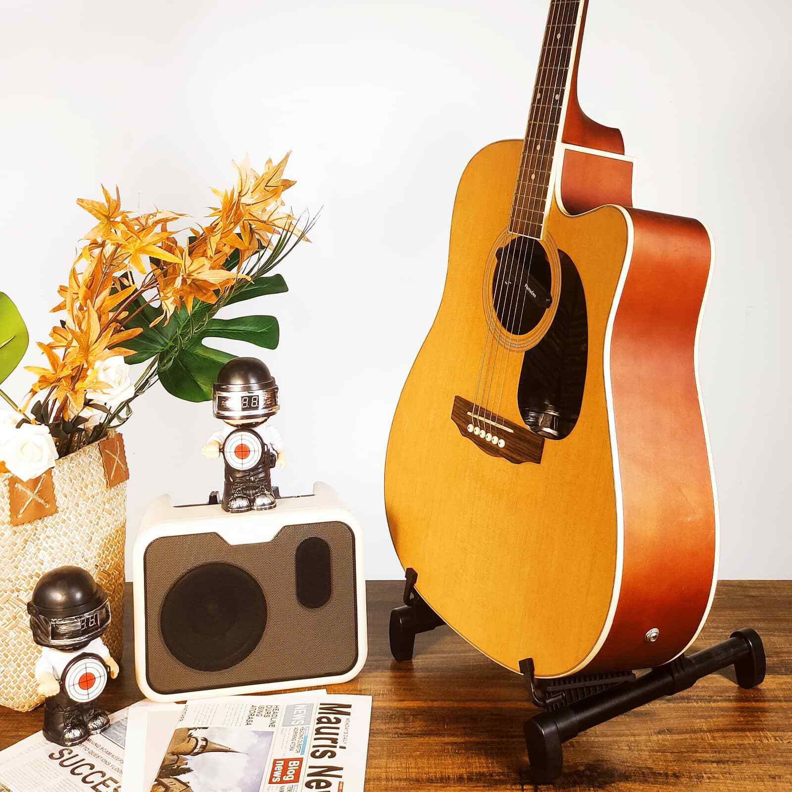 A-Frame Guitar Stand Floor Universal Metal for Acoustic Classical Electric Bass