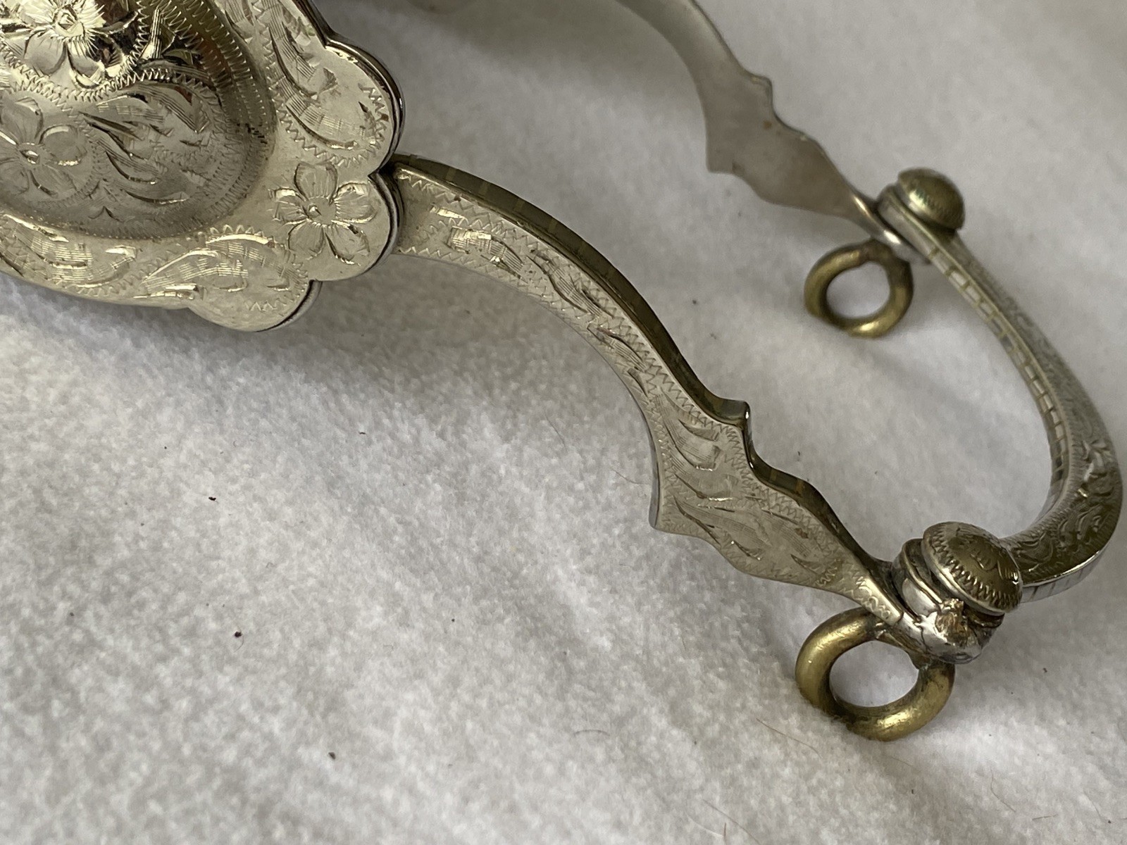 Gorgeous Vintage Silver BILLY ROYAL Arabian Morgan Show Bit~5" Frog Roller Mouth