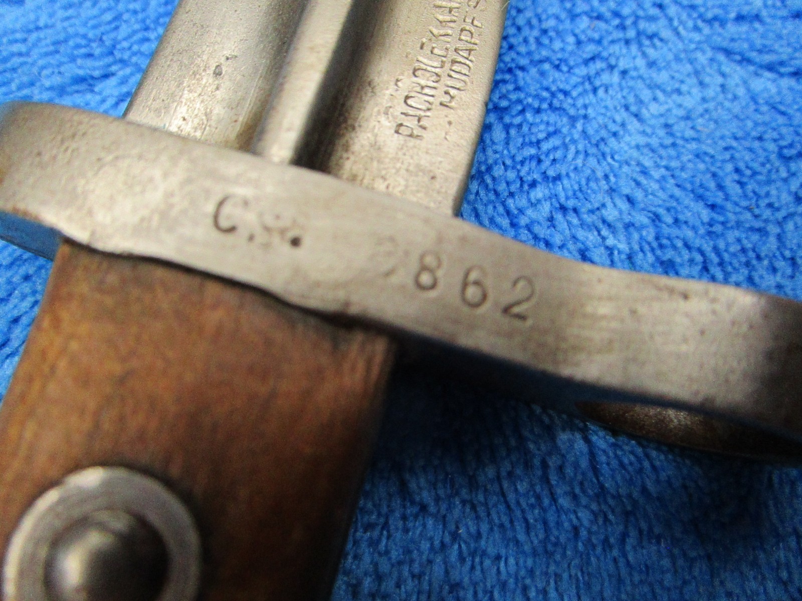 VERY RARE ORIGINAL VINTAGE M1895 HUNGARIAN GENDARMERIE BAYO MADE IN BUDAPEST