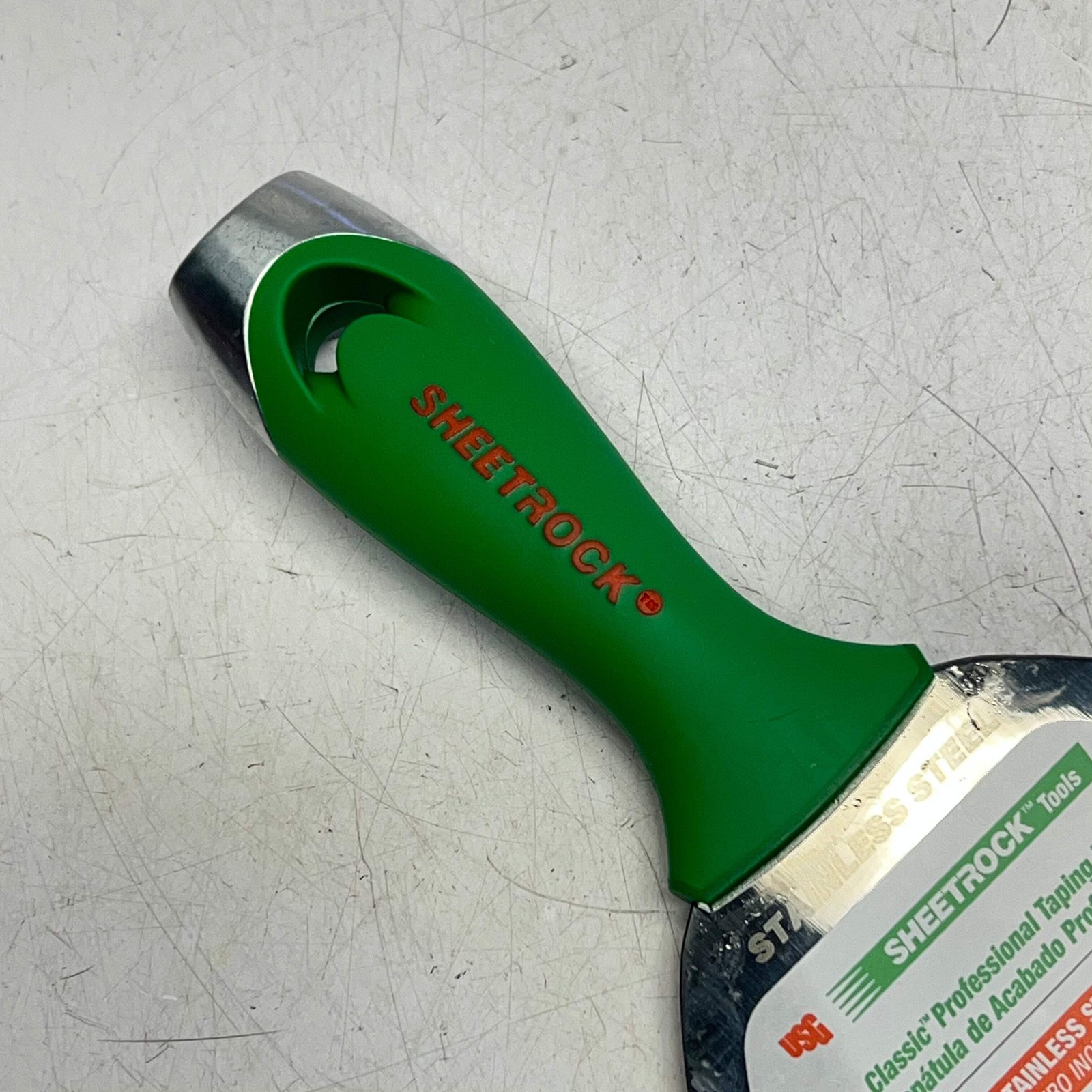 SHEETROCK Stainless Steel Classic Soft Grip Professional Taping Knife 5" 340601