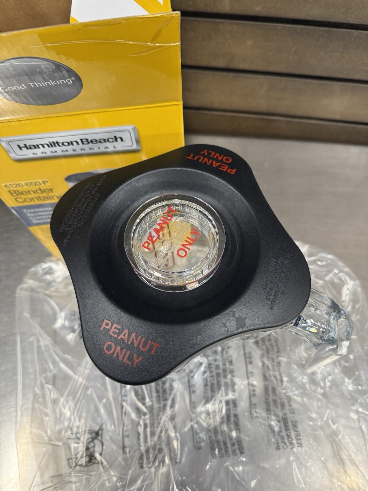 Hamilton Beach 6126-650-P PEANUTS ONLY Blender Container Assembly 64oz NEW