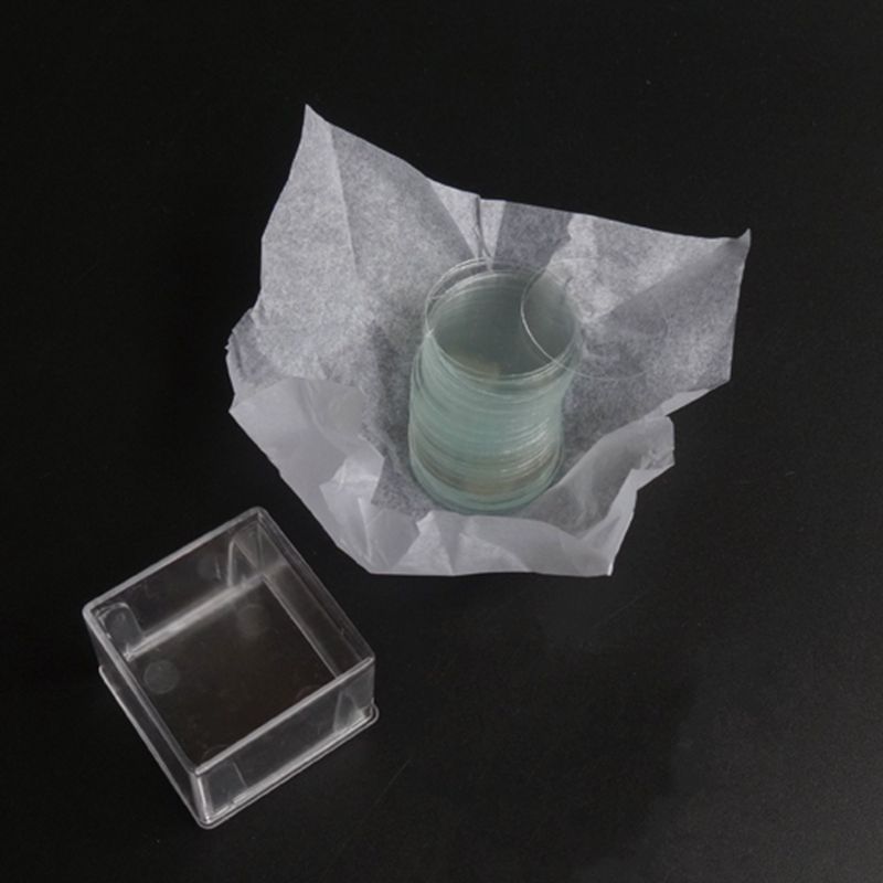 100pcs Blank Microscope Round Cover Glass Cover Slips 3mm-101mm for Lab Medical