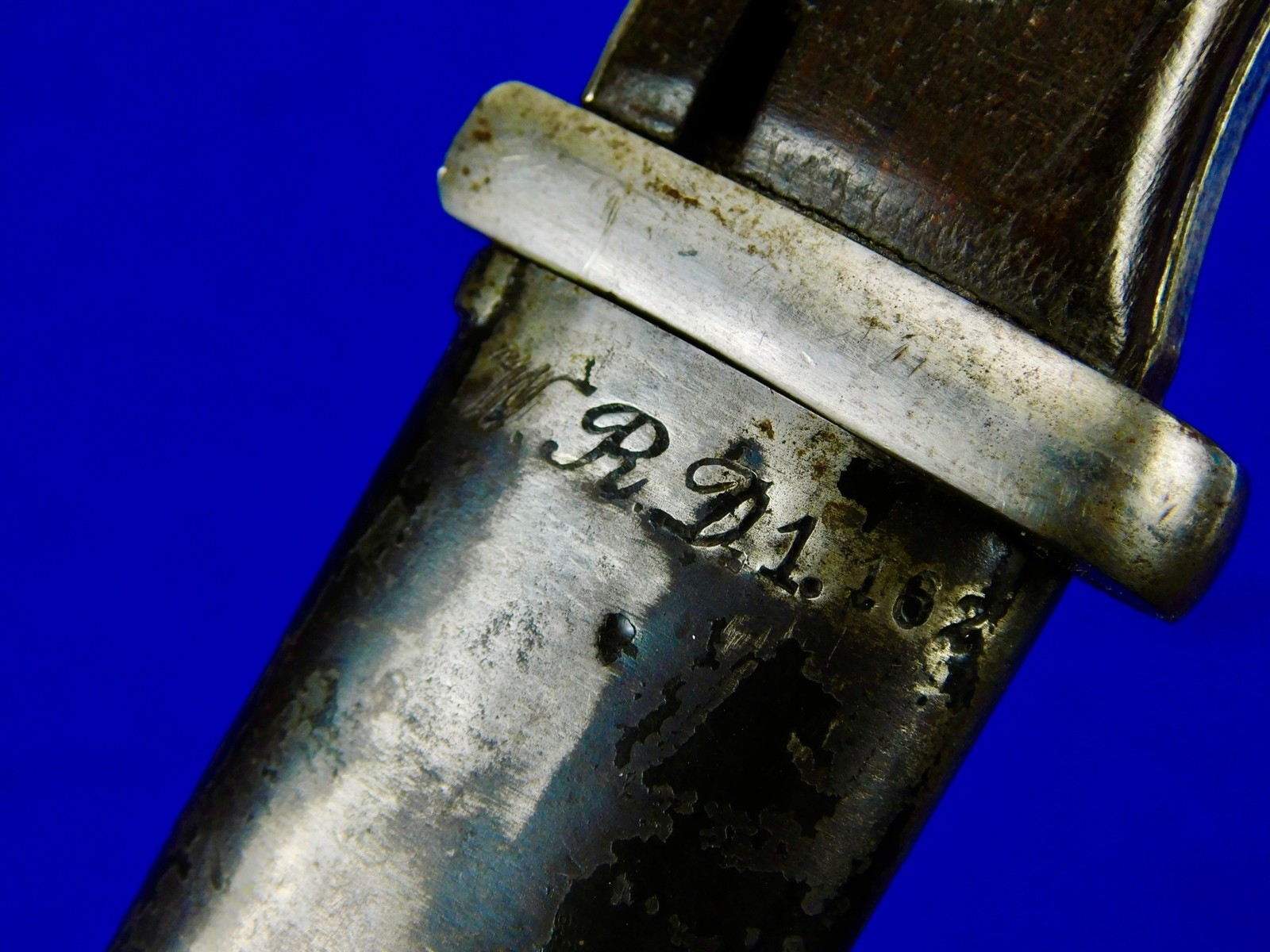 German Germany WW1 Mauser K98 Regimental Marked Bayonet Knife w/ Scabbard